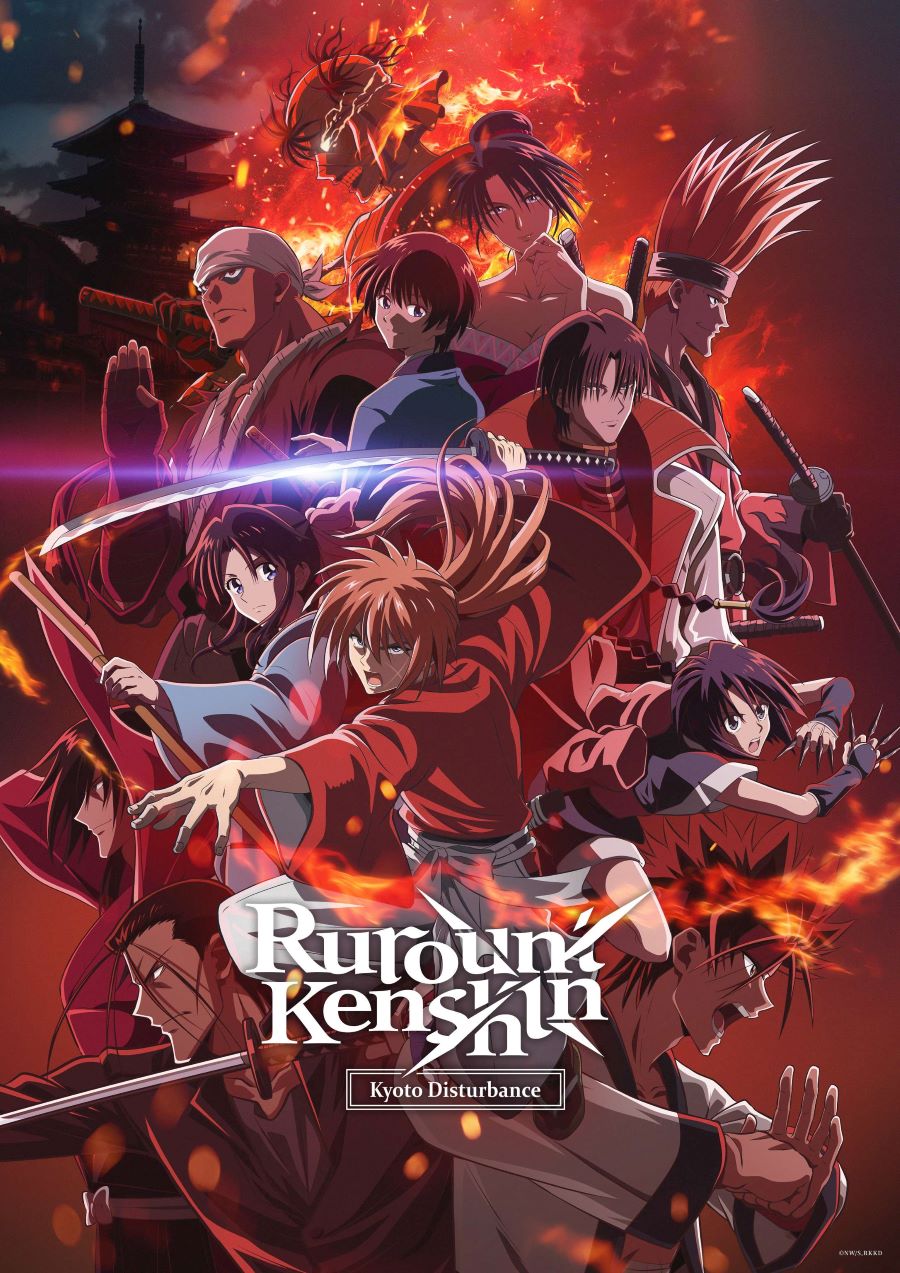 Rurouni Kenshin Meiji Kenkaku Romantan: Kyoto Dōran se estrenará el 3 de octubre y revela otra promo, nueva imagen y más voces