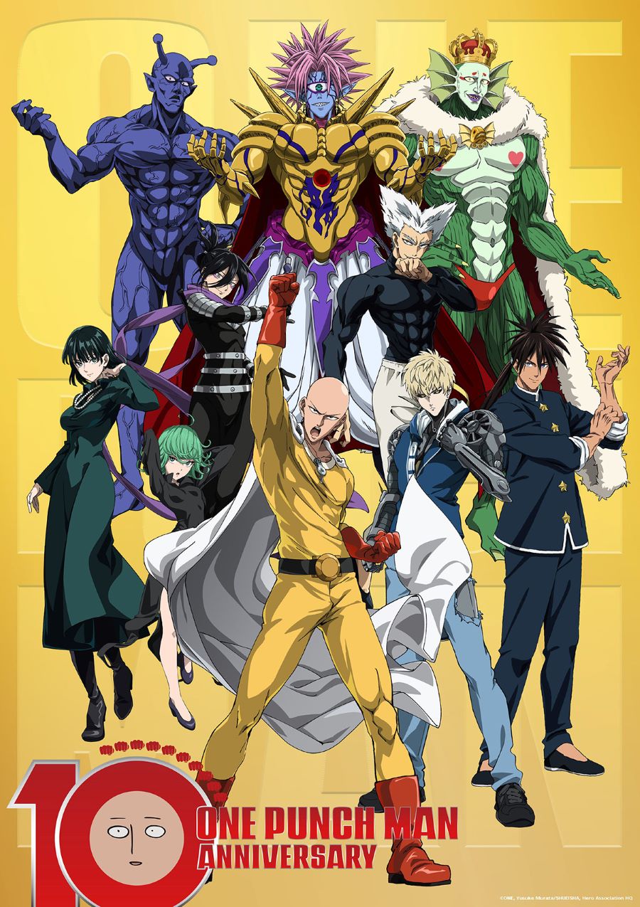 La tercera temporada del anime One-Punch Man se estrenará el próximo año